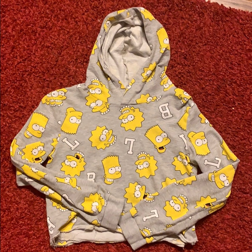 a simpsons crop top